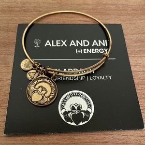 Alex and Ani Claddagh Charm Bangle